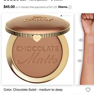 Too faced Soleil bronzer NIB